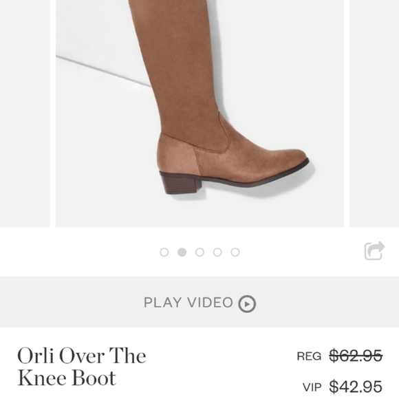 OTK Stretch Suede Flat Boots - Picture 3 of 10